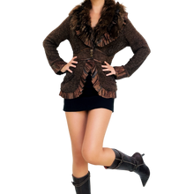 Load image into Gallery viewer, Genuine Fur Collar Jacket