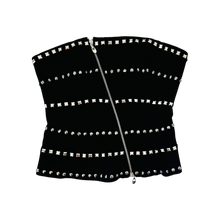 Load image into Gallery viewer, Early 2000s Strapless Studded Top