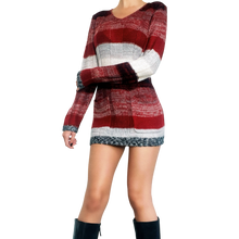 Load image into Gallery viewer, Striped Knit Mini Dress