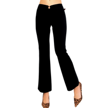 Load image into Gallery viewer, 90s Black O Ring Pants