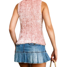 Load image into Gallery viewer, 90s Fuzzy Pink Sleeveless Top