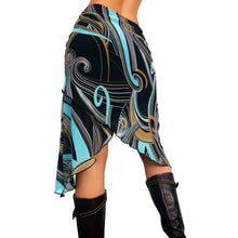 Load image into Gallery viewer, 90s Asymmetrical Midi Skirt