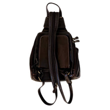 Load image into Gallery viewer, Brown Leather Mini Backpack