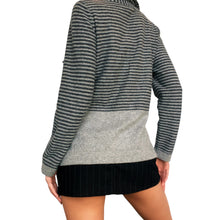 Load image into Gallery viewer, Striped Cashmere Ruffle Cardi