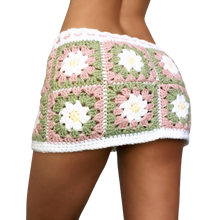 Load image into Gallery viewer, Daisy Chains Crochet Mini Skirt