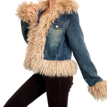 Load image into Gallery viewer, Faux Mongolian Fur Jacket