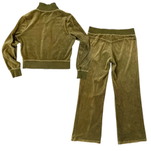 Load image into Gallery viewer, Bebe Velour Tracksuit