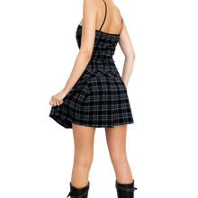 Load image into Gallery viewer, Flirty Plaid Mini Dress