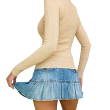 Load image into Gallery viewer, Beige Cashmere Rhinestone Sweater