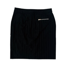 Load image into Gallery viewer, Bebe Pinstriped Double Zip Skirt