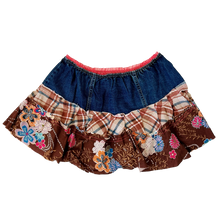Load image into Gallery viewer, Flirty Patchwork Mini Skirt