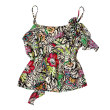 Load image into Gallery viewer, Ruffly Floral Chiffon Top