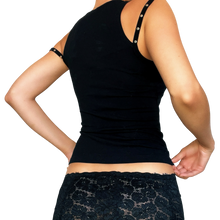 Load image into Gallery viewer, Vintage Rhinestone Skull Top