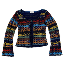 Load image into Gallery viewer, 90s Colorful Knit Cardigan