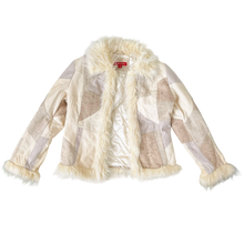 Load image into Gallery viewer, Early 2000s Furry Patchwork Jacket