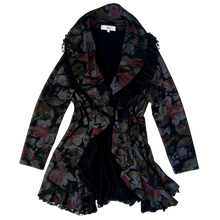 Load image into Gallery viewer, Ruffly Italian Floral Blazer