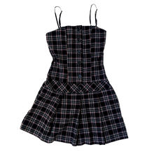 Load image into Gallery viewer, Flirty Plaid Mini Dress
