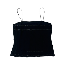 Load image into Gallery viewer, Sequin Embellished Silk Bow Top