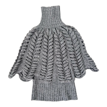 Load image into Gallery viewer, Slouchy Gray Knit Sweater