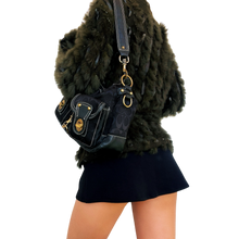 Load image into Gallery viewer, Furry Moss Green Knit Cardigan