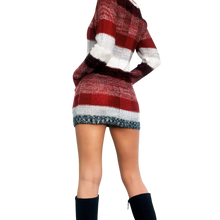 Load image into Gallery viewer, Striped Knit Mini Dress