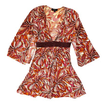 Load image into Gallery viewer, Plunging Belted Boho Dress