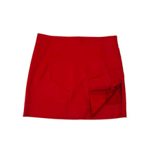 Load image into Gallery viewer, 90s Cherry Red Mini Skirt