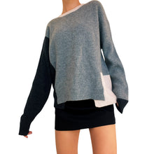 Load image into Gallery viewer, Cashmere Colorblock Sweater