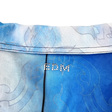 Load image into Gallery viewer, French Vintage Mesh Cityscape Blouse