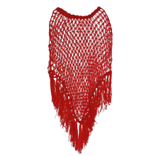 Load image into Gallery viewer, Cherry Red Versatile Poncho