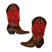 Load image into Gallery viewer, Ariat Distressed Bandana Boots