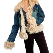 Load image into Gallery viewer, Faux Mongolian Fur Jacket