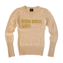 Load image into Gallery viewer, Beige Cashmere Rhinestone Sweater