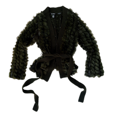 Load image into Gallery viewer, Furry Moss Green Knit Cardigan