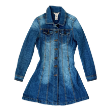 Load image into Gallery viewer, Denim Button Up Mini Dress