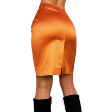 Load image into Gallery viewer, Missoni Satin Tangerine Skirt