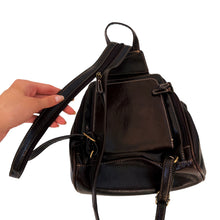 Load image into Gallery viewer, Brown Leather Mini Backpack
