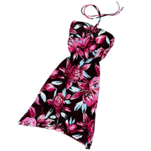Load image into Gallery viewer, 90s Tropical Floral Midi Dress