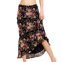 Load image into Gallery viewer, 90s Floral Maxi Skirt