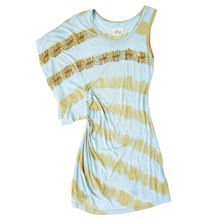 Load image into Gallery viewer, Beaded Asymmetrical Mini Dress