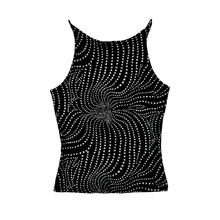 Load image into Gallery viewer, 90s Glittery Black Top