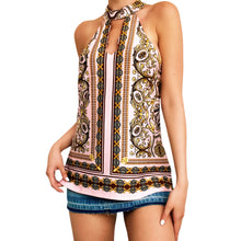 Load image into Gallery viewer, Baby Pink Patterned High Neck Top