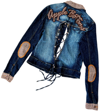 Load image into Gallery viewer, Apple Bottoms Lace Up Denim Jacket
