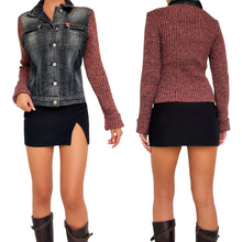 Load image into Gallery viewer, Miss Sixty Denim Knit Cardi Jacket