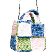 Load image into Gallery viewer, Chunky Patchwork Box Purse by Carolannie Crochet