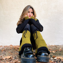 Load image into Gallery viewer, Shrug Top & Boot Cover Set by Carolannie Crochet