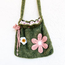 Load image into Gallery viewer, Fairy Garden Crossbody Bag by Carolannie Crochet