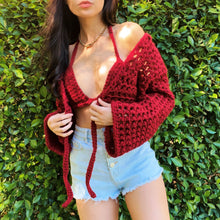 Load image into Gallery viewer, Cupid Cardi Set by Carolannie Crochet