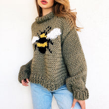 Load image into Gallery viewer, Cozy Bee Sweater by Carolannie Crochet