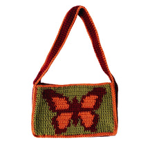 Load image into Gallery viewer, Autumn Butterfly Shoulder Bag by Carolannie Crochet